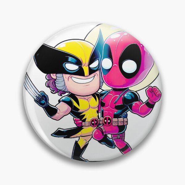 Item preview, Chibi Deadpool Wolverine Moon Dance By Merch, Limited Edition, Perfect Gift For You And Friends designed and sold by Madison Leblanc.