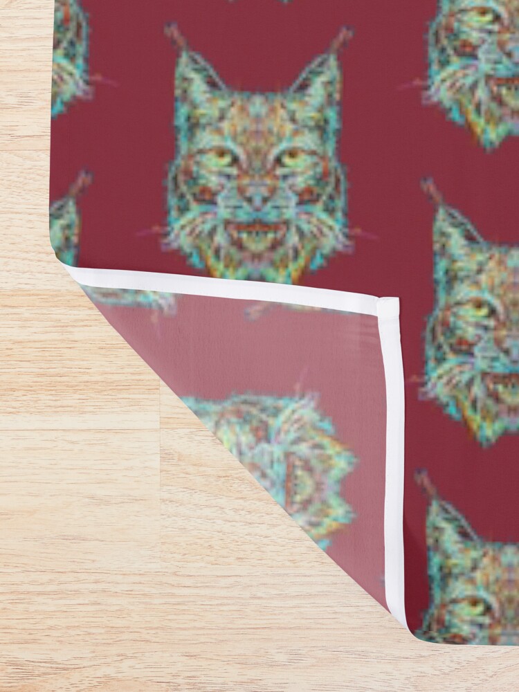 Alternate view of Lynx Shower Curtain