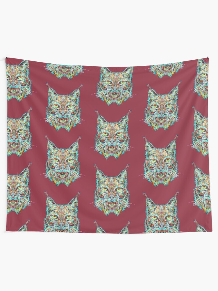 Alternate view of Lynx Tapestry