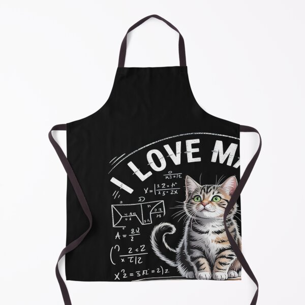 Item preview, I Love Math And Cats Funny Cat Lover Science Teacher Student designed and sold by Hofersofer.