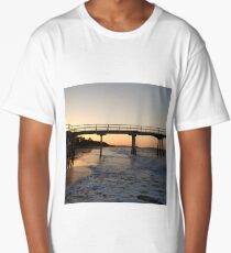 Sunset on the beach by the bay 2 Long T-Shirt