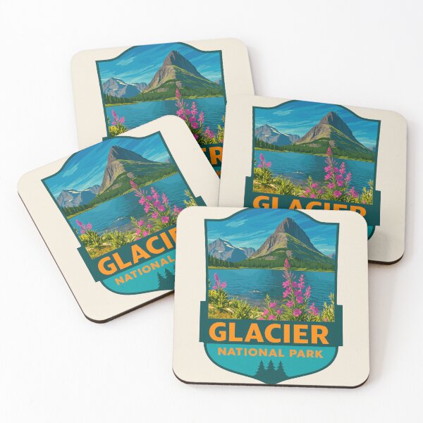 Item preview, Glacier National Park Sticker designed and sold by Gideon Emmerich.