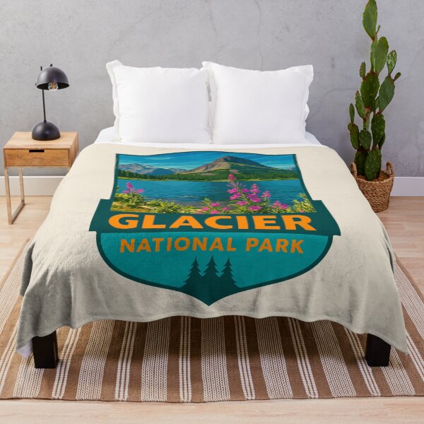 Item preview, Glacier National Park Sticker designed and sold by Gideon Emmerich.