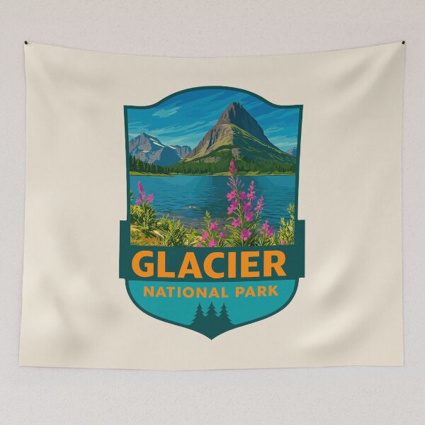 Item preview, Glacier National Park Sticker designed and sold by Gideon Emmerich.