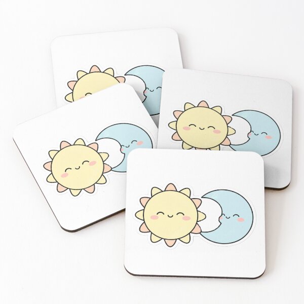Item preview, Sun and Moon Kawaii – Sun and Moon Friends designed and sold by Serge-Design.
