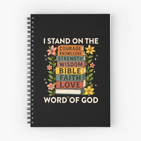 Item preview, I Stand On Word Of God Faith Book Stack Jesus Faith designed and sold by AndreaBonnie.