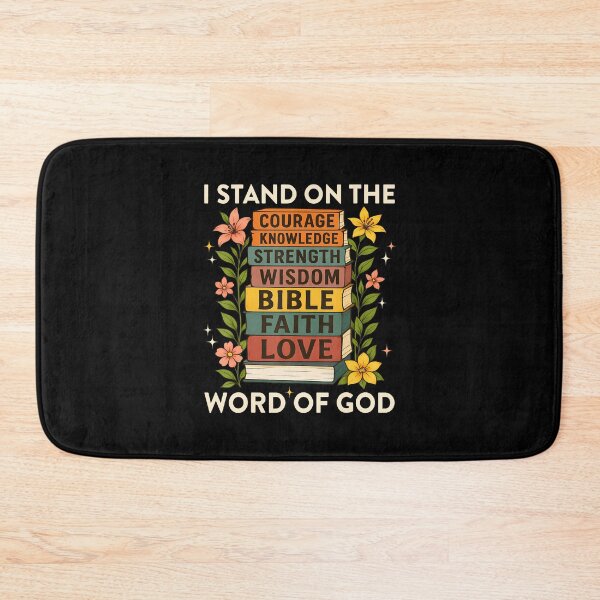 Item preview, I Stand On Word Of God Faith Book Stack Jesus Faith designed and sold by AndreaBonnie.