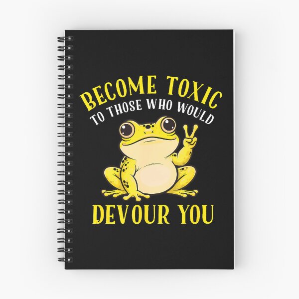 Item preview, Become Toxic To Those Who Would Devour You Frog designed and sold by MargieLauren.
