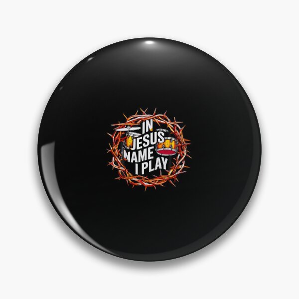 Item preview, In Jesus Name I Play Drum Drummer Christian Music Band Drums designed and sold by EileenDeana.