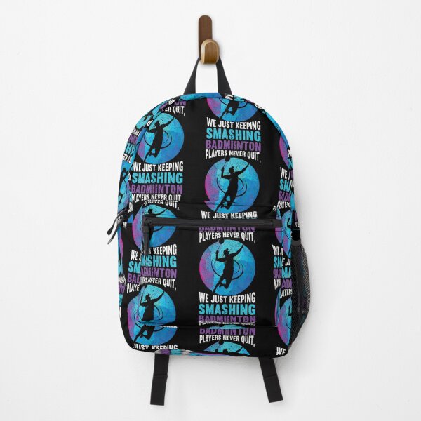 Item preview, Players Never Quit We Just Keep Smashing Funny Badminton designed and sold by DollieMichele.