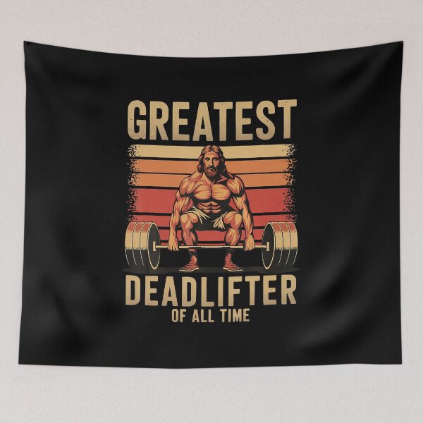 Item preview, Greatest Deadlifter Of All Time Jesus designed and sold by SarahLeanne1.