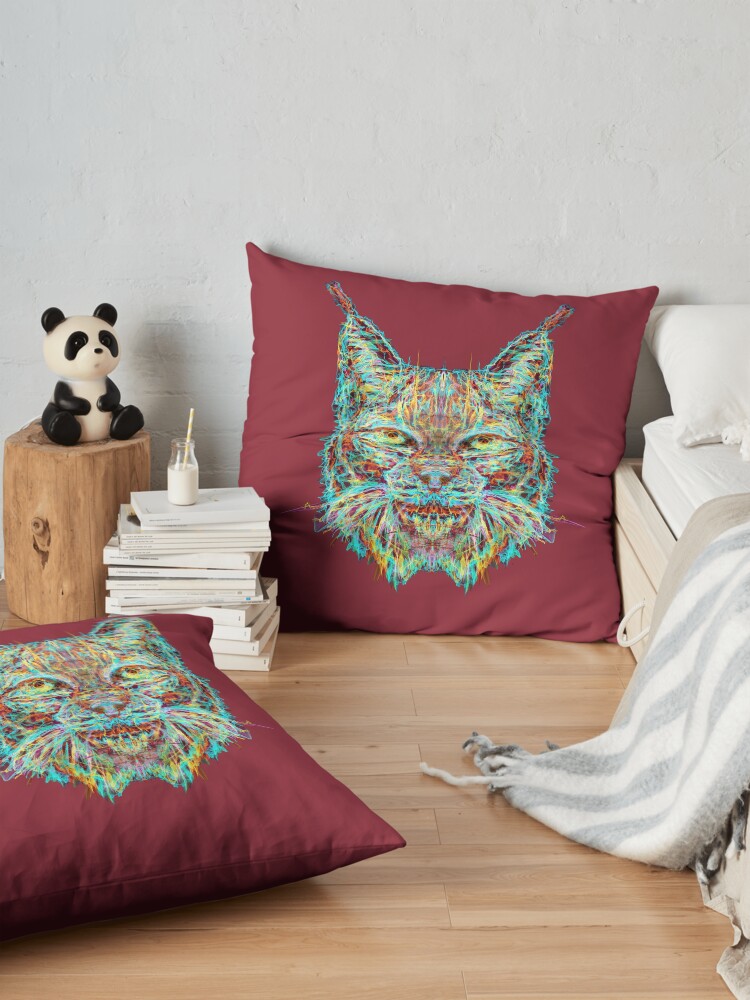 Alternate view of Lynx Floor Pillow