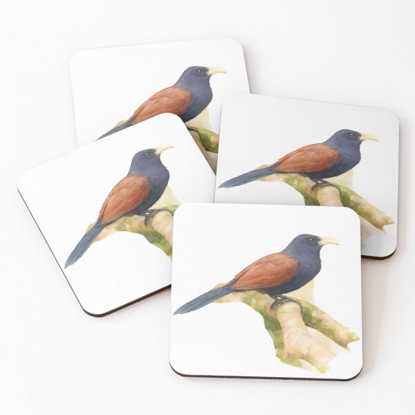 Item preview, Green-billed Coucal (Centropus chlororhynchos) designed and sold by HOMETOWN86.