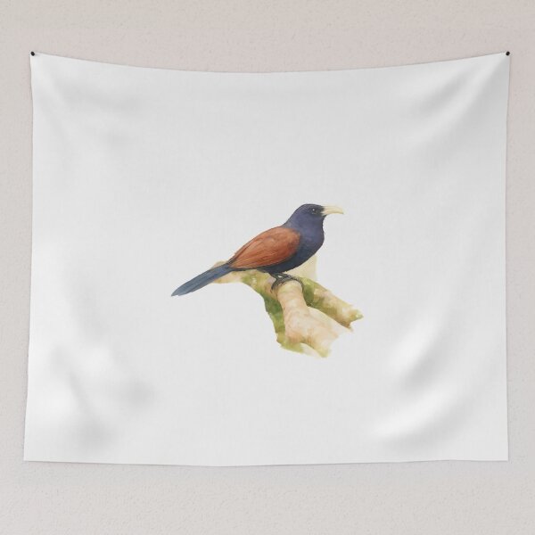 Item preview, Green-billed Coucal (Centropus chlororhynchos) designed and sold by HOMETOWN86.