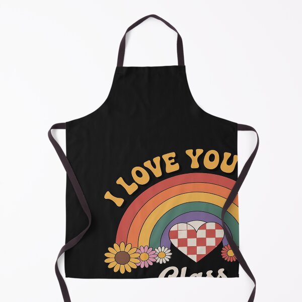 Item preview, I Love You All Class Dismissed Retro Groovy Teacher Rainbow designed and sold by Hofersofer.