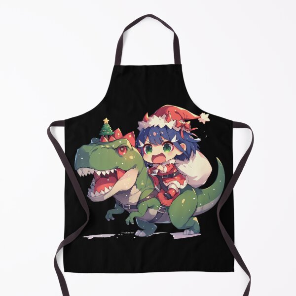 Item preview, Ichigo Riding Green T-Rex In Santa Suit Christmas Darling Franxx Anime designed and sold by CarlosBender.