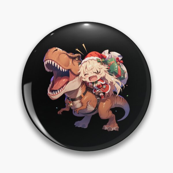 Item preview, Game Fischl Magical Christmas Dino Journey Genshin Impact Anime designed and sold by CarlosBender.