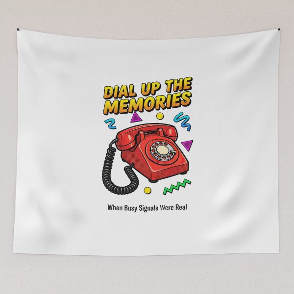 Item preview, Dial Up The Memories Retro Rotary Phone designed and sold by Quillway.