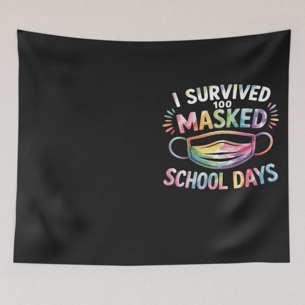 Item preview, I Survived 100th Masked School Day Funny Quarantine designed and sold by Hofersofer.