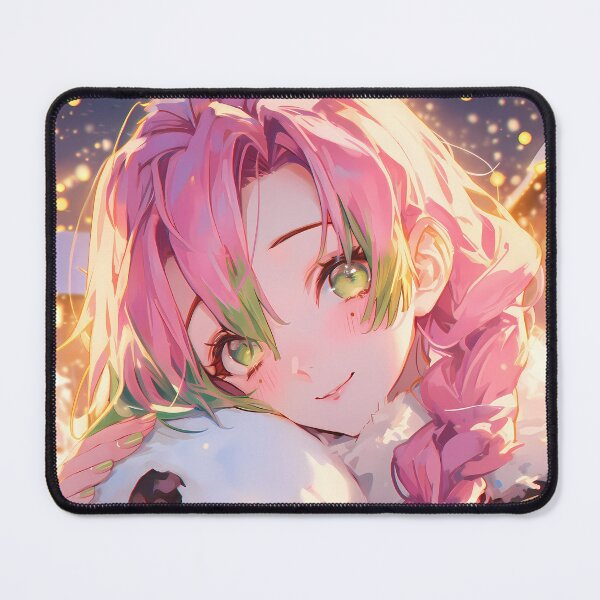 Item preview, Demon Mitsuri Kanroji Christmas Snow Man Sweet Winter Anime Girl Holiday Fantasy designed and sold by CarlosBender.