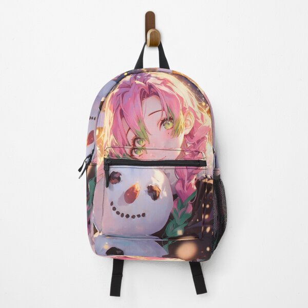 Item preview, Demon Mitsuri Kanroji Christmas Snow Man Sweet Winter Anime Girl Holiday Fantasy designed and sold by CarlosBender.