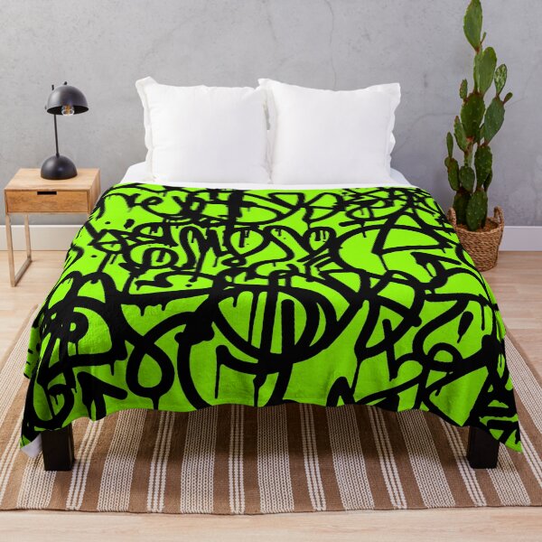 Item preview, Squiggle Graffiti on Green designed and sold by ViaARTfactory.