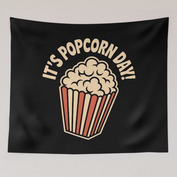 Item preview, Its Popcorn Day Theater Cozy Snack Food Movie Night Cinema designed and sold by DollieMichele.