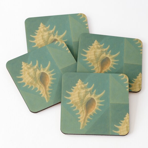 Item preview, Gouache Murex Shell With Abstract Pattern designed and sold by Artprint-By-Bri.