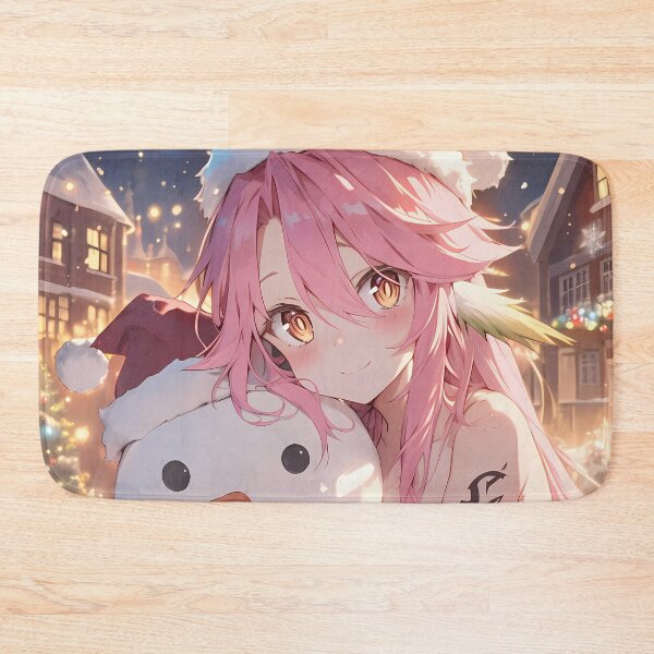Item preview, Jibril Christmas No Game No Life Anime Girl Snow Man Winter Holiday Warm Glow designed and sold by CarlosBender.