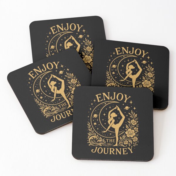 Item preview, Enjoy The Journey - Funny Yoga Humor Zen designed and sold by JaimeTrudie.
