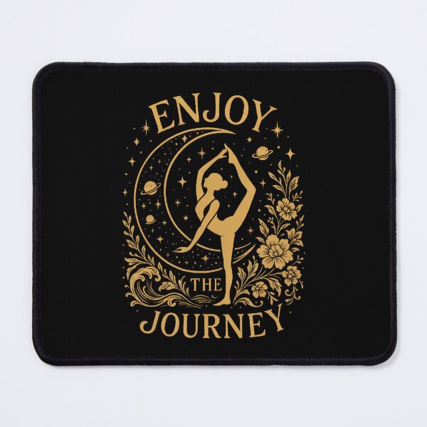 Item preview, Enjoy The Journey - Funny Yoga Humor Zen designed and sold by JaimeTrudie.