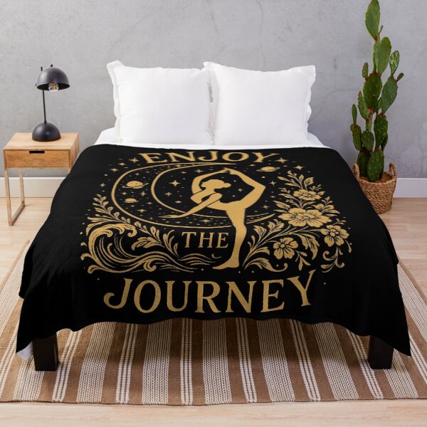 Item preview, Enjoy The Journey - Funny Yoga Humor Zen designed and sold by JaimeTrudie.
