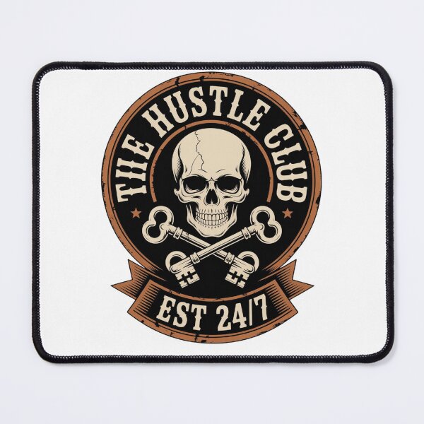 Item preview, The Hustle Club Vintage Badge designed and sold by ACRShop.