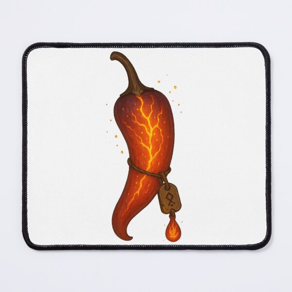 Item preview, Inferno Pepper – Magical Fire Ingredient Sticker designed and sold by AlcheArtsStudio.