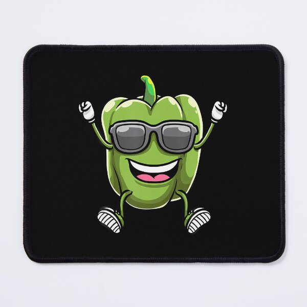Item preview, Dancing Green Bell Pepper With Sunglasses Capsicum Vegetable designed and sold by MavisJoseph.