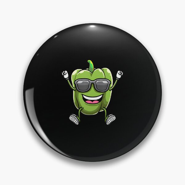 Item preview, Dancing Green Bell Pepper With Sunglasses Capsicum Vegetable designed and sold by MavisJoseph.