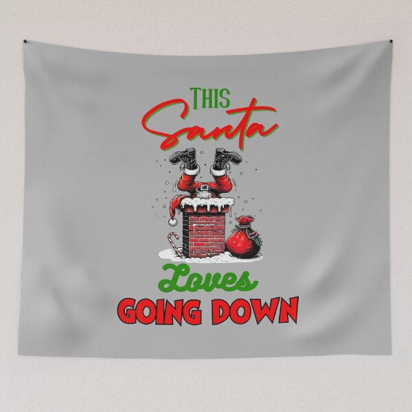 Item preview, Santa Goes Down designed and sold by Laymela Underground.