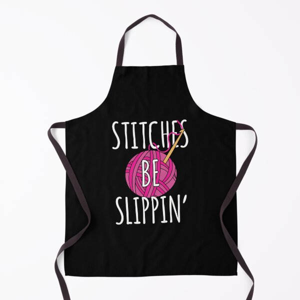 Item preview, Funny Crochet Stitches Be Slippin' Crochet Pun designed and sold by EileenDeana.
