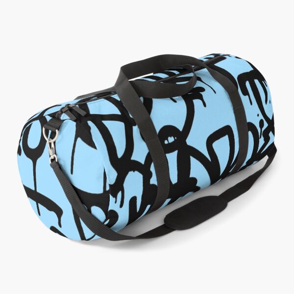 Item preview, Squiggle Graffiti on Blue designed and sold by ViaARTfactory.