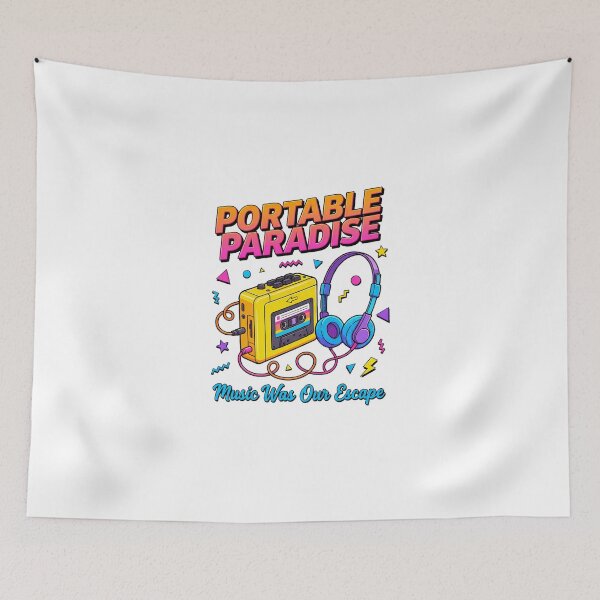 Item preview, Portable Paradise Retro Walkman Cassette Player designed and sold by Quillway.