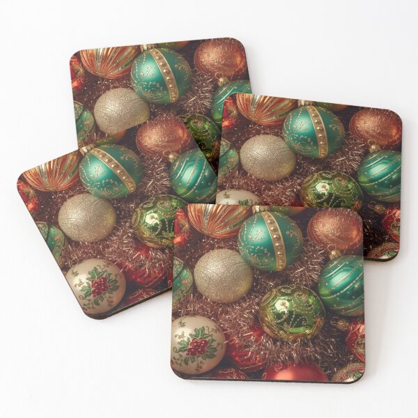 Item preview, Vintage retro Christmas baubles Christmas pattern  designed and sold by Chippychips1.