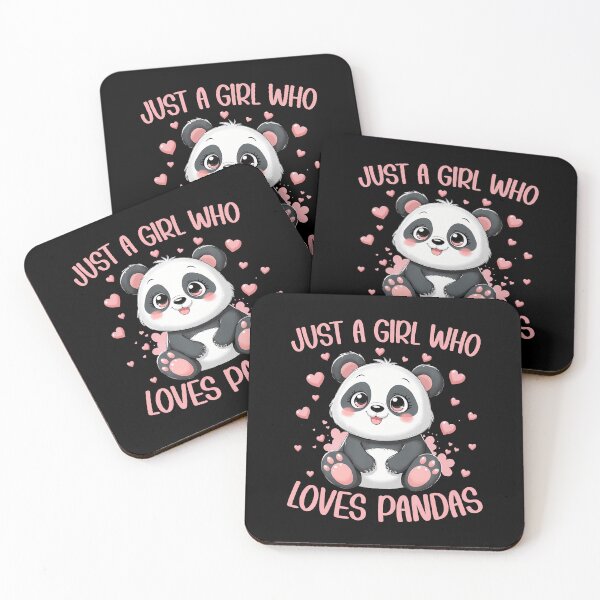 Item preview, Just A Girl Who Loves Pandas designed and sold by malhanasbih.