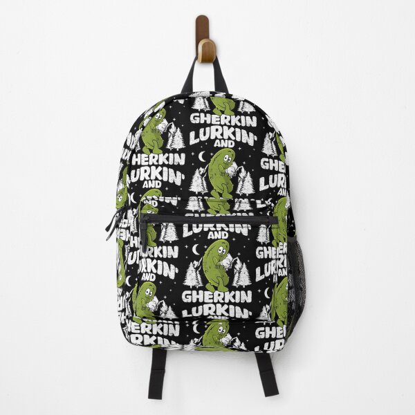 Item preview, Lurkin' And Gherkin Funny Cucumber Dill Pickle Lurk designed and sold by KellyJudith.
