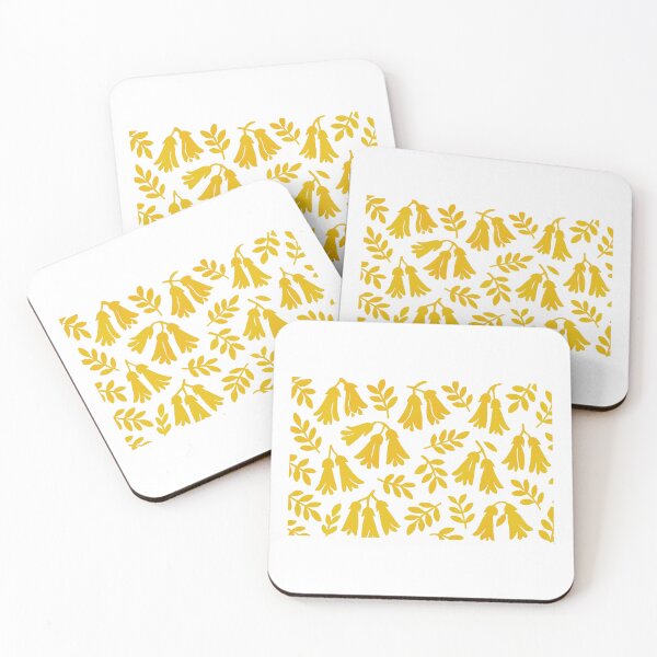 Item preview, Kowhai flowers pattern  designed and sold by trayd.
