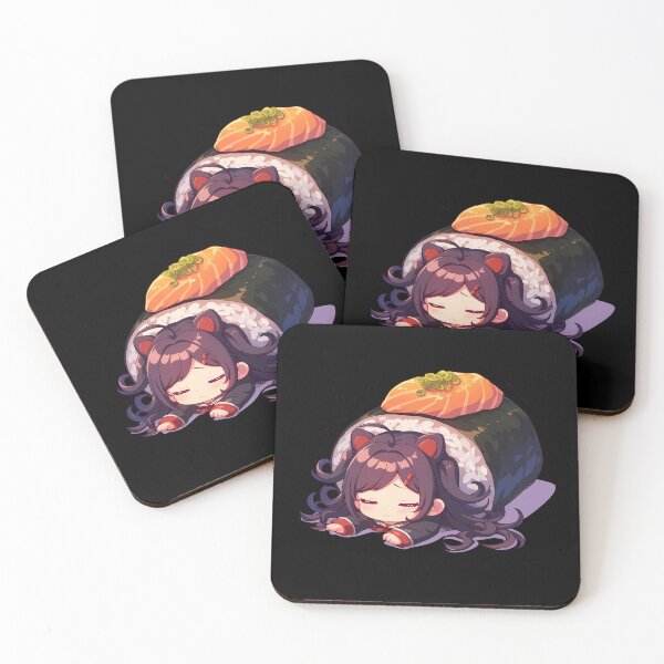 Item preview, Toko Fukawa Sushi Nap Kawaii Chibi Danganronpa Anime designed and sold by CarlosBender.