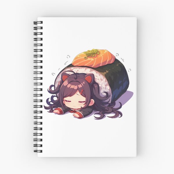 Item preview, Toko Fukawa Sushi Nap Kawaii Chibi Danganronpa Anime designed and sold by CarlosBender.