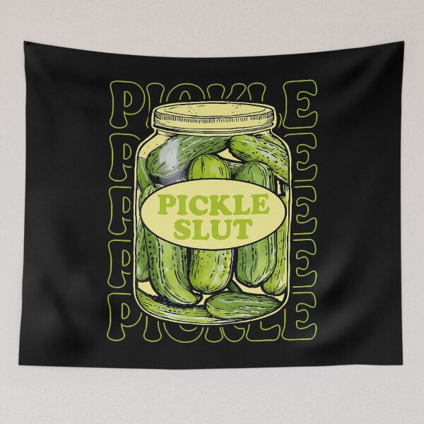 Item preview, Funny Pickle Slut Lover Canned Pickles Lovers Women Girls designed and sold by AlanaKaren.