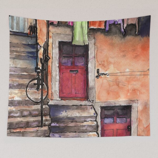 Item preview, Porto Street Scene designed and sold by Gregg Brown.