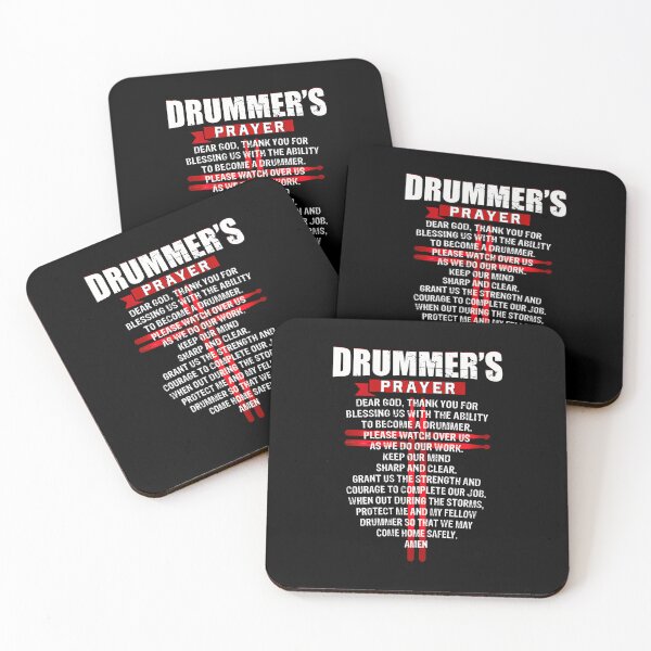 Item preview, Drummers Prayer Vintage Cross Drumsticks Christian Drummer designed and sold by BrandyMartha.