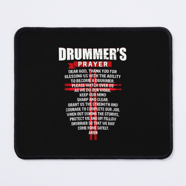Item preview, Drummers Prayer Vintage Cross Drumsticks Christian Drummer designed and sold by BrandyMartha.